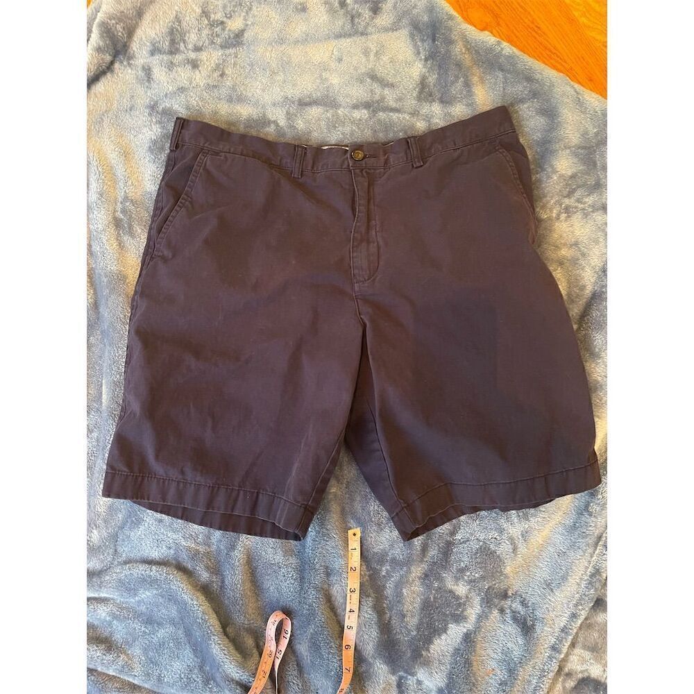 *3/$15 Tommy Hilfiger Men's Chino Shorts Size 40 NAVY Casual Solid